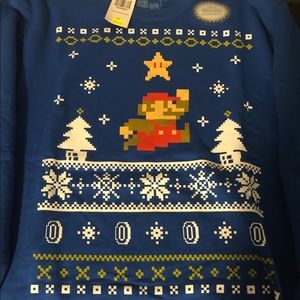 Nintendo Mario Winter Sweatshirt S